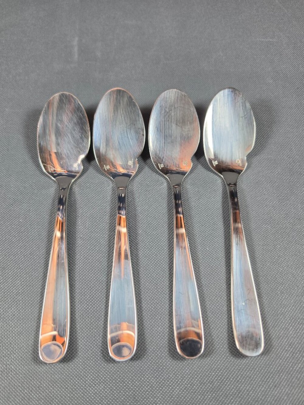 Christofle Albi Silverplate Vintage Sauce Spoons Set of 4 France